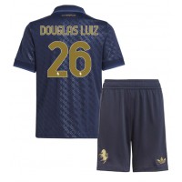 Maglia Calcio Juventus Douglas Luiz #26 Terza Divisa Bambino 2024-25 Manica Corta (+ pantaloncini)